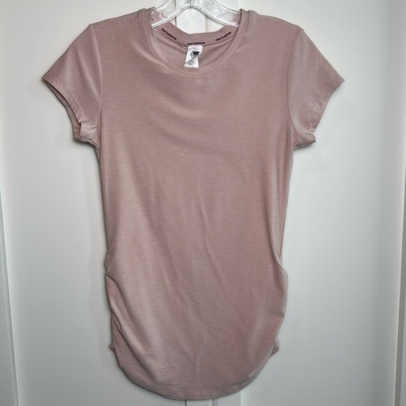 NWOT-New Balance ruched tshirt - Picture 1 of 5